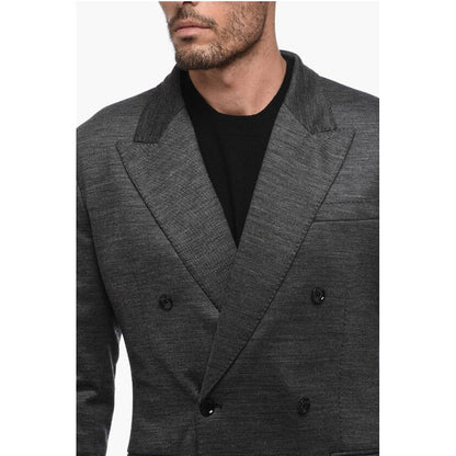 Dolce & Gabbana Wool Blend Double Breasted Blazer